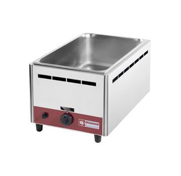 Bain-marie gaz GN1/1  poser DIAMOND