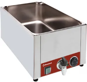 Bain-marie lectrique simple avec vidange DIAMOND BMZR/XS