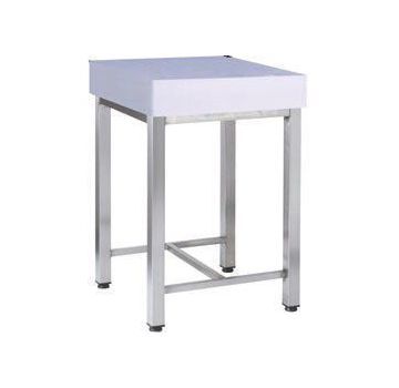 Billot polythylne sur pied inox 500x700mm DIAMOND
