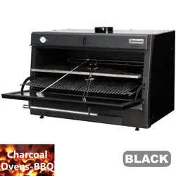 Four barbecue  charbon professionnel GN2/1 + GN1/1 120Kg/h DIAMOND CBQ-120/BK