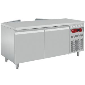 Table rfrigre traversante 2x2 portes profondeur 820 DIAMOND - DT181/22-P9