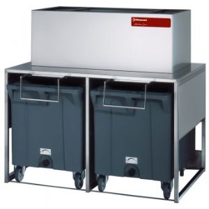 Bacs de stockage de glace paillette avec chariots DIAMOND