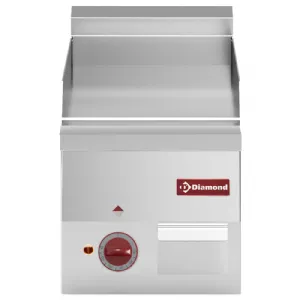 Plancha professionnelle lectrique lisse 1 zone DIAMOND profondeur 600mm E60/PL3T-N