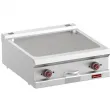 Plancha professionnelle lectrique lisse en fonte 2 zones DIAMOND profondeur 700mm