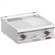 Plancha professionnelle lectrique lisse/rainure en chrome 2 zones DIAMOND profondeur 700mm