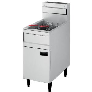 Friteuse professionnelle gaz 23 Litres sur placard DIAMOND