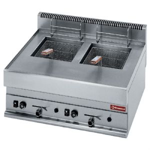 Friteuse professionnelle gaz 2x8 Litres DIAMOND profondeur 650mm