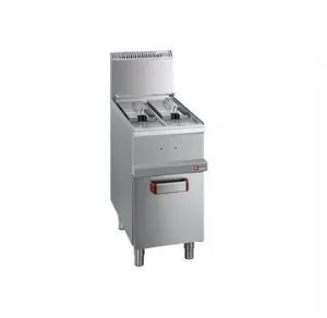 Friteuse professionnelle gaz 2x7 litres sur placard DIAMOND G7/F2V7A4