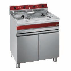 Friteuse professionnelle lectrique 2x14 litres sur socle DIAMOND