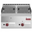 Grill charcoal pierres de lave double DIAMOND profondeur 600mm