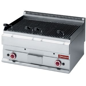 Grill charcoal double  gaz DIAMOND profondeur 650mm