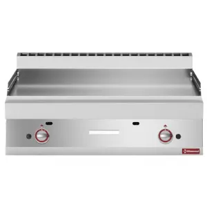 Plancha professionnelle gaz lisse 2 zones EXTRA-LARGE DIAMOND profondeur 650mm G65/PL10T-N