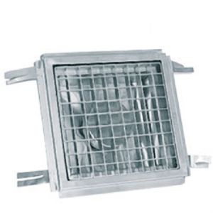 Caniveau de sol vacuation centrale 300x300mm DIAMOND - GS33