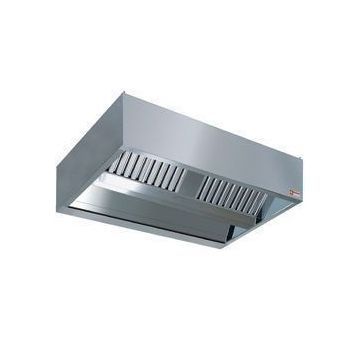 Hotte professionnelle centrale sans moteur 2600x1500mm DIAMOND