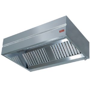 Hotte professionnelle centrale sans moteur 2600x2200mm DIAMOND