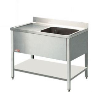 Table inox démontable Largeur 1600mm - Profondeur 600mm BERTRAND -  TTDS/1661 disponible sur Chr Restauration