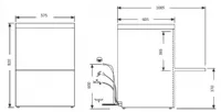 Lave-vaisselle professionnel avec pompe de vidange DIVERSO by Diamond - WR-LV50-MPSC WR-LV50-MPSC