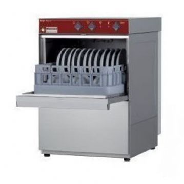 Lave-verres professionnel porte double paroi panier 35x35cm DIAMOND