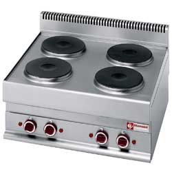4 plaques lectriques DIAMOND gamme 650mm