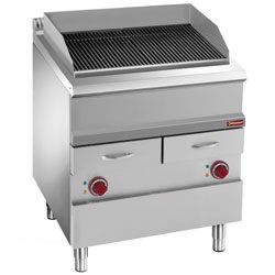 Grill vapeur lectrique double sur socle DIAMOND profondeur 700mm