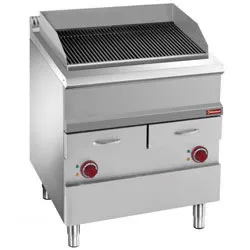 Grill vapeur lectrique double sur socle DIAMOND profondeur 700mm E7/GVQA8