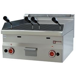 Grill charcoal pierres de lave double DIAMOND profondeur 600mm
