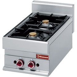 2 feux vifs gaz DIAMOND profondeur 650mm
