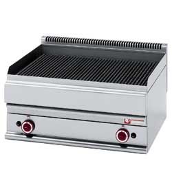 Grill vapeur  gaz double DIAMOND profondeur 650mm