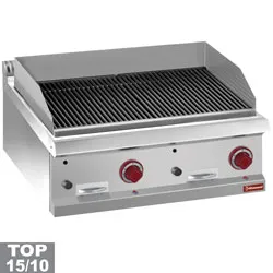 Grill charcoal double  gaz  poser DIAMOND profondeur 700mm G7/GPL8T-ZG