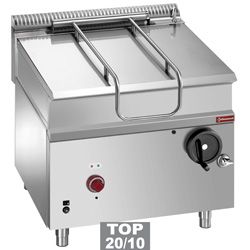 Sauteuse gaz basculante inox 80 Litres DIAMOND profondeur 900mm