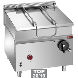 Sauteuse gaz basculante inox 80 Litres DIAMOND profondeur 900mm G9/BRI8