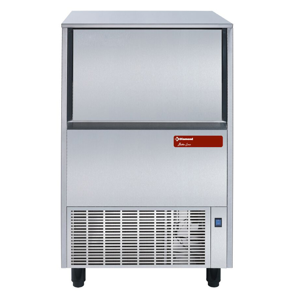 Machine à glaçons de table creux ronds inox - 15kg/24h - L2G