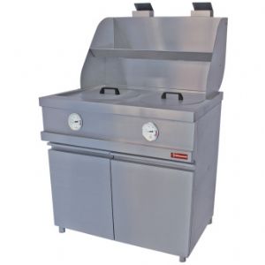 Friteuse professionnelle gaz 2 cuves rondes DIAMOND