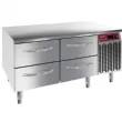 Soubassement rfrigr 4 x 1/2 tiroirs GN1/1 longueur 1200mm DIAMOND