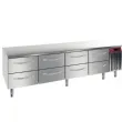 Soubassement rfrigr 8 x 1/2 tiroirs GN1/1 longueur 2000mm DIAMOND