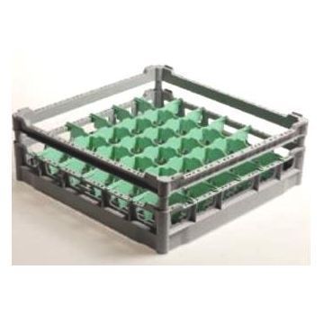 Panier carr 500x500mm avec sparateur  verres Diamond