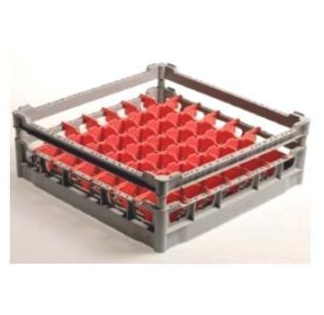 Panier carr 500x500mm avec sparateur  verres Diamond
