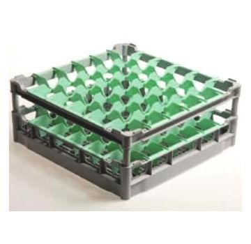 Panier carr 500x500mm avec sparateur  verres Diamond