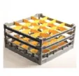 Panier carr 500x500mm avec sparateur  verres Diamond