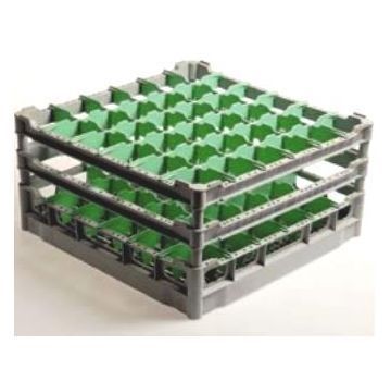 Panier carr 500x500mm avec sparateur  verres Diamond