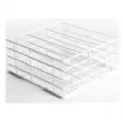 Panier carr 400x400mm avec 4 ranges  verres Diamond