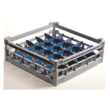 Panier carr 500x500mm avec sparateur  verres Diamond
