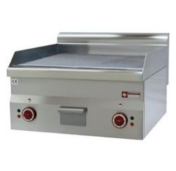 Plancha professionnelle lectrique lisse 2 zones DIAMOND profondeur 600mm