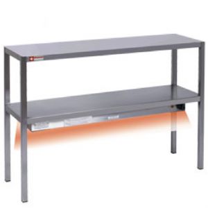 Etagre de chef chauffante 2 niveaux - Longueur 1000mm DIAMOND - RC102