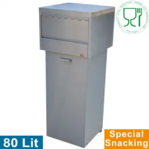 Poubelle inox snacking 80 litres DIAMOND - PCR / SK PCR/SK