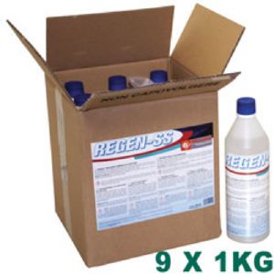 Produit traitement surface en acier inox 9 flacons d'1 KG DIAMOND - REGEN-SS