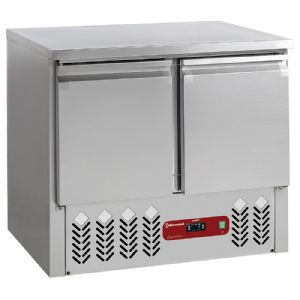 Saladette ngative inox 2 portes DIAMOND