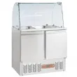 Saladette rfrigre 2 portes avec vitrine DIAMOND SAL2M/R6_KV2