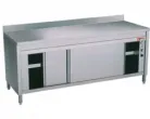 Meuble chauffant inox 1400x600mm DIAMOND - TE146A/M