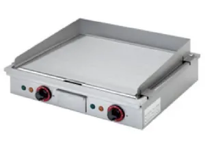 Plancha professionnelle Teppanyaki lectrique 2 zones  poser ou  encastrer DIAMOND TYE-58/T-N